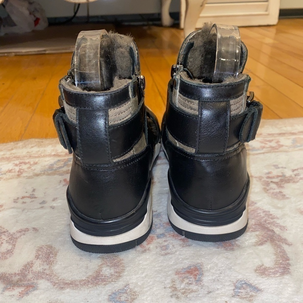 Ash Leather Buckle Sneakers - Picture 3 of 9